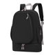 thumbnail image 2 of Mochila de tenis con bolsillo lateral, capacidad para 3 raquetas, para hombre y mujer, ideal para el gimnasio. negro, 2 of 8