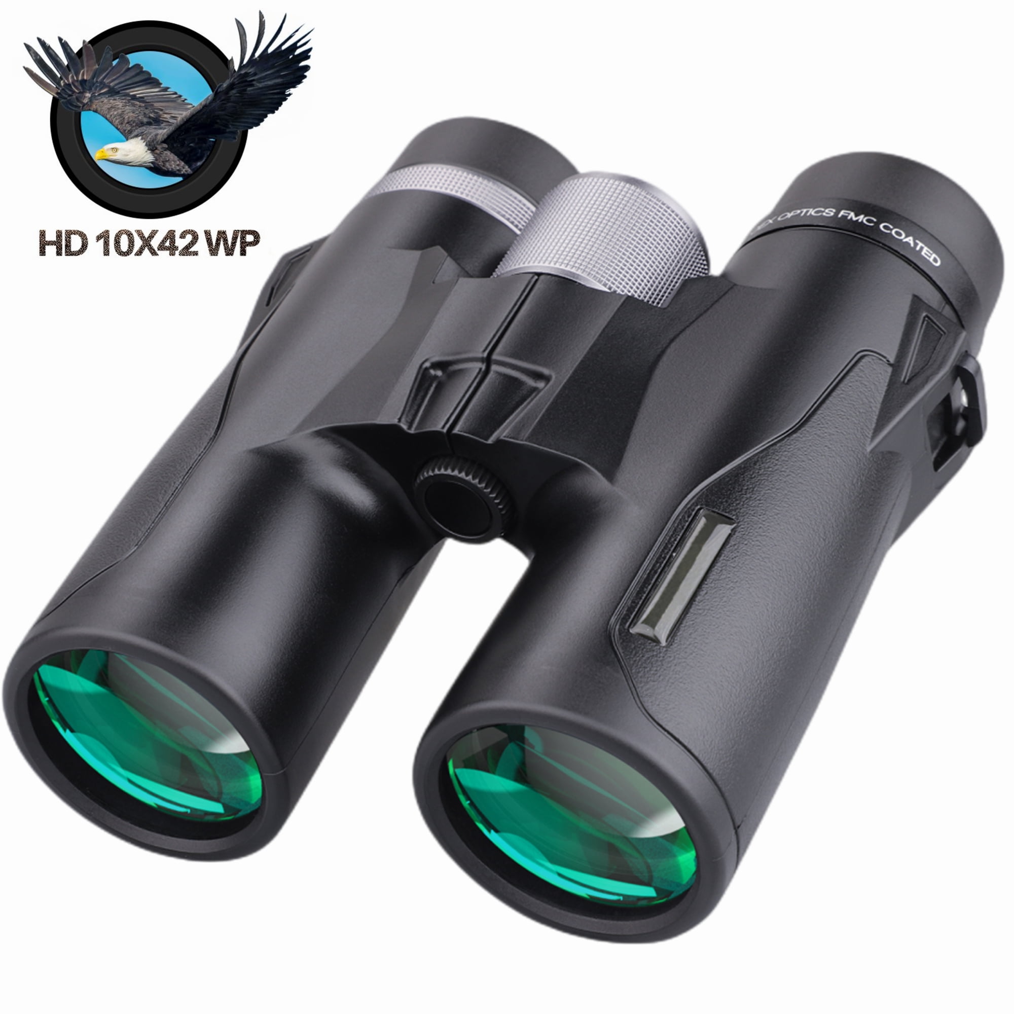 LAKWAR Binoculars for Adults,10x42 Compact BAK4 Prism FMC Lens HD