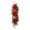 Red and Green3, variant on Artificial Greenery Hanging with Red Fruits Pine Needles Red Flower,Artificial Pine Teardrop Wreath,Christmas Door Swag Xmas Tree Hanging Wreathfor Front Door Winter Farmhouse Wall Window