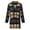 Khaki, variant on gbyLJF Men's Winter Checkered Printed Overcoat Mid-length Suit Collar Warm Jacket Casual Business Button Down Outwear with Pockets