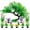 Green Set, variant on Fish Tank Decorations, 15 Pack Artificial Aquarium Plants Tree Set for Fish Tank Decor (Bule Set)