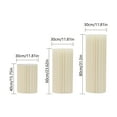 thumbnail image 2 of 3PCS Wedding Cylinder Pedestal Stands Foldable Cardboard Columns Stands with Acrylic Lid, Round Cylinder Plinths Dessert Table Flowers Stand for Wedding Birthday Party Backdrop, 2 of 14