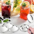 thumbnail image 2 of 100Pcs  Jar Lids Regular Mouth Canning Lids Reusable Metal Canning Jar Lids s, 2 of 6