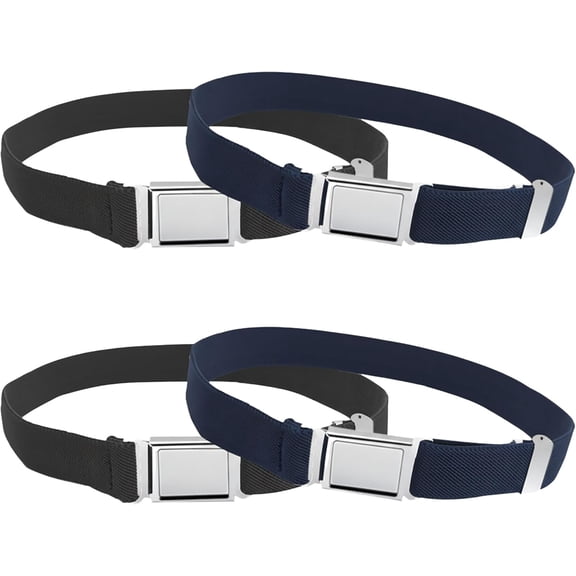 Kids Magnetic Belt Adjustable Elastic Belt with Magnetic Buckle for Boys Daily Use Girls
