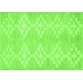 thumbnail image 1 of Ahgly Company Indoor Rectangle Solid Green Modern Area Rugs, 2' x 5', 1 of 1