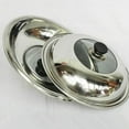 thumbnail image 2 of Wweixi Easy To Pot Cover Durable Stainless Steel Construction Frying Pan Cookware Pot Lid Skillet Combination Cover 28cm 1Set, 2 of 6