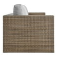 thumbnail image 3 of Modway Convene Outdoor Patio Sofa in Cappuccino Gray, 3 of 9