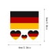 thumbnail image 3 of Pegatinas Faciales Temporales Para La Eurocopa 2024. 10 Banderas De Fútbol Desmontables Para Hombres, Niños Y Mujeres (Alemania)., 3 of 8