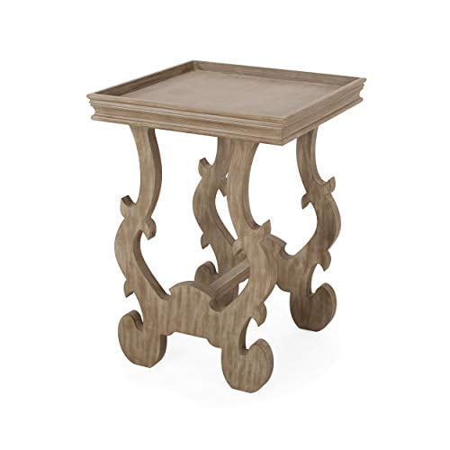Christopher Knight Home Elaine French Country Accent Table with Square