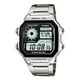 thumbnail image 1 of Reloj CASIO AE-1200WHD-1AVCF World Time 5 Alarmas-Acero plateado 45 mm Casio AE-1200WHD-1AVCF, 1 of 3