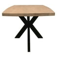 thumbnail image 4 of Moti Logan Dining Table in Natural Finish with Iron Legs, 4 of 5