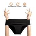 thumbnail image 4 of Ropa interior de época ECO PERIOD Heavy Flow para mujer, color negro, paquete de 3, 4 of 6