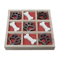 thumbnail image 5 of Parisloft Dog Themed Wood Tic Tac Toe Board Game Wood Tabletop Decor,  Decorative Cofee Tabletop Game - 11.75 x 11.75 Inch, 5 of 10