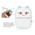 thumbnail image 3 of Portable Mini Thermal Printer Wirelessly BT 203dpi Photo Label Memo Wrong Question Printing with USB Cable imprimante portable ,Multi-Format Printing, 3 of 7