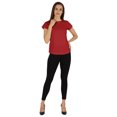 thumbnail image 5 of Inkmeso Solid Short Sleeve T-Shirt For Womens Casual Regular Fit Basic Soft T-shirts, 5 of 7