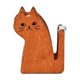 thumbnail image 2 of Dispensador de cinta de madera | Cortador y organizador de cinta con forma de mascota para escritorio | Soporte compacto para cinta adhesiva para oficina, escuela y hogar, 2 of 6