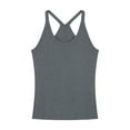 thumbnail image 5 of ZyeKqe Racerback Sleeveless Shirts for Women Deep V Neck Tank Top Loose Fitted Undershirts Base Layer Top, 5 of 5