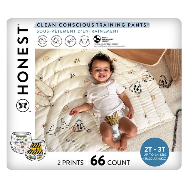 Pantalones de entrenamiento The Honest Company Clean Conscious 2T/3T