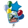 7 pc Thomas the Train Happy Birthday Balloon Bouquet Party Decoration PBS Tank