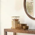 thumbnail image 5 of Jamie Young Co Relic Metal Large Footed Bowl in Antique Brass, 5 of 7