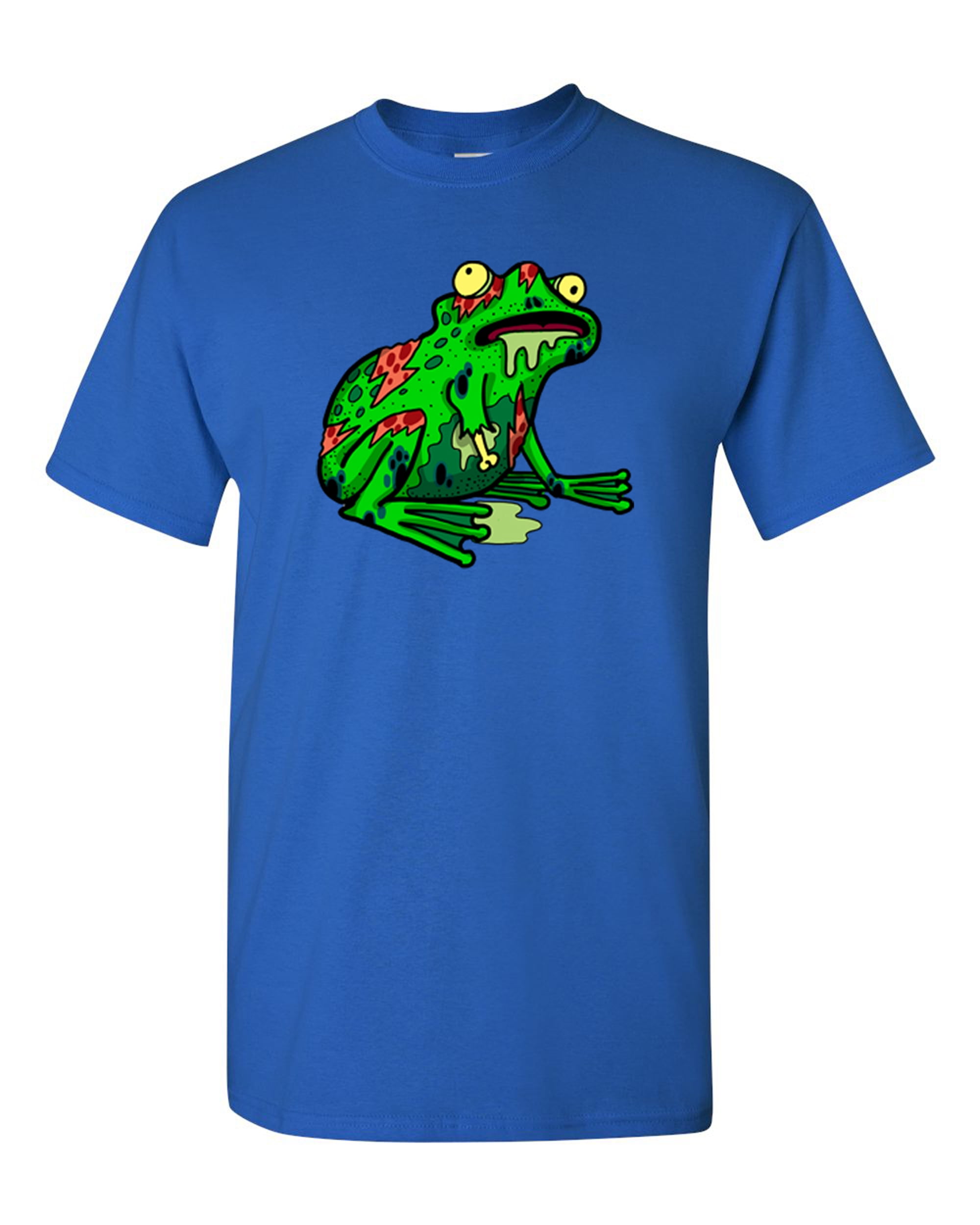 Zombie Frog Undead Animals Adult DT TShirt Tee