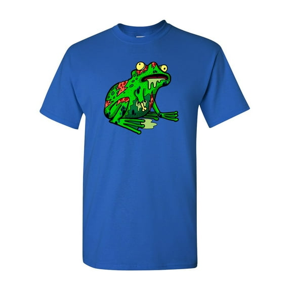 Zombie Frog Undead Animals Adult DT T-Shirt Tee