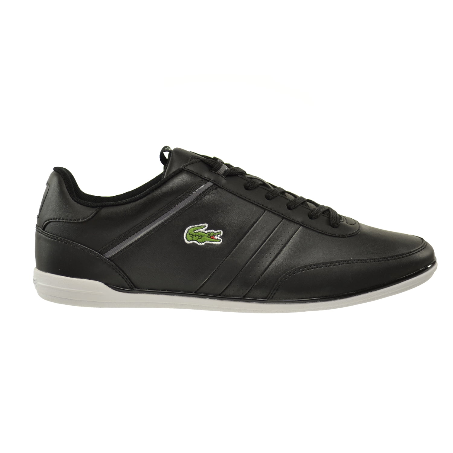Lacoste Giron HTB SPM Leather/Synthetic Men's Shoes Black/Dark Grey 7 ...