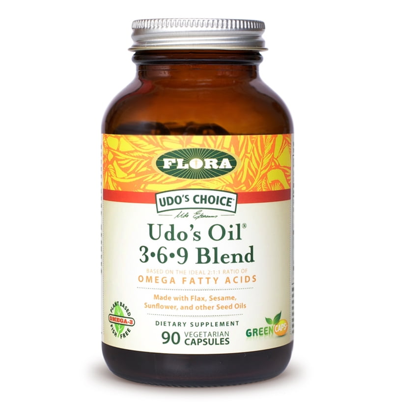 Flora - Udo's Choice Udo's Oil 3-6-9 Blend - 90 Capsules Formerly Udo's Choice Oil Blend