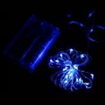 thumbnail image 4 of Eyfqtcs 50 Led 5M Led Plata Alambre De Cobre Batería Cadena Hada Luz Navidad Azul, 4 of 6