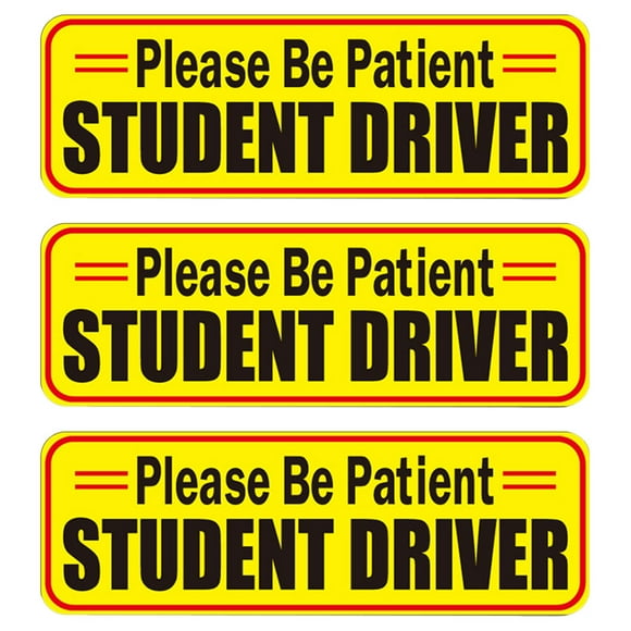 Student Driver Sticker