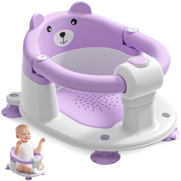 Asiento de baño para bebé Himold seguro y antideslizante con ventosas