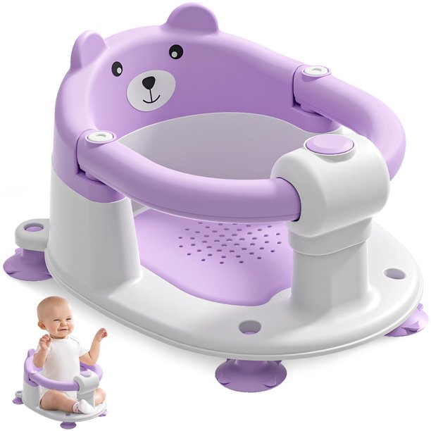 Asiento de baño para bebé Himold seguro y antideslizante con ventosas