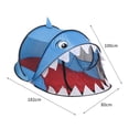 thumbnail image 3 of Carpa de Juego BAODIAN Plegable para Niños de 1 Año en Adelante Diseño de Tiburón, 3 of 6
