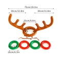 thumbnail image 3 of RYRDWP Clearance PVC Inflatable Christmas Antlers with 4 Rings – Festive Holiday Headwear for Christmas Parties, Cosplay & Xmas Decorations, 3 of 5