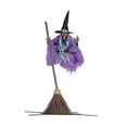 thumbnail image 2 of Decoración de Halloween Perfke Voladora en Escoba Flotante para Fiesta Patio Césped, 2 of 9