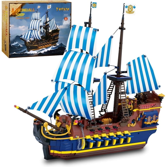 Barco Pirata YESHIN 7039 Modelo Heimdall 2010 Piezas