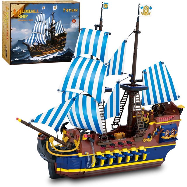 Barco Pirata YESHIN 7039 Modelo Heimdall 2010 Piezas