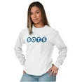 thumbnail image 4 of DOTS Vintage Gumdrops Candy Logo Long Sleeve TShirt Men Women Brisco Brands M, 4 of 6