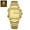 Gold, variant on Square Watch for Men Waterproof Stainless Steel Wristwatch Diamond Quartz Watches with Luminous Date
