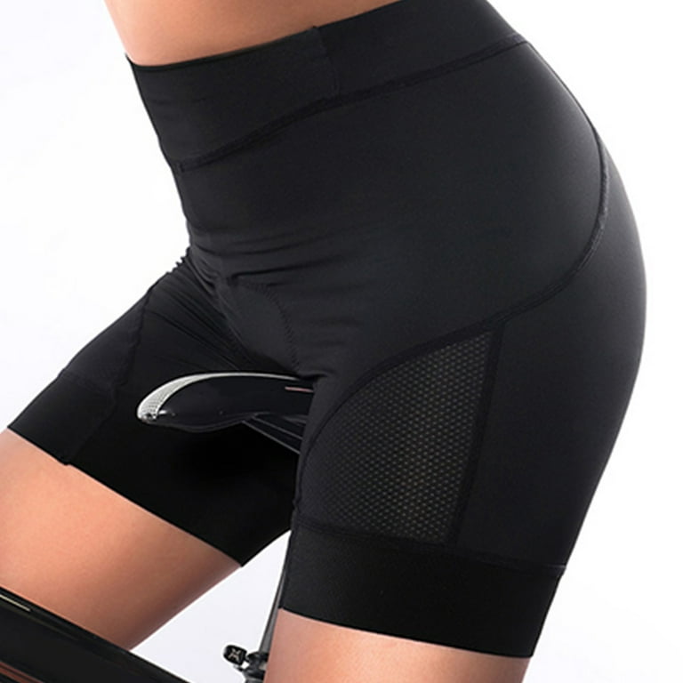 Women Cycling Shorts High Waist Padded Bike Biking Shorts Breathable  Workout Active Shorts Tights 