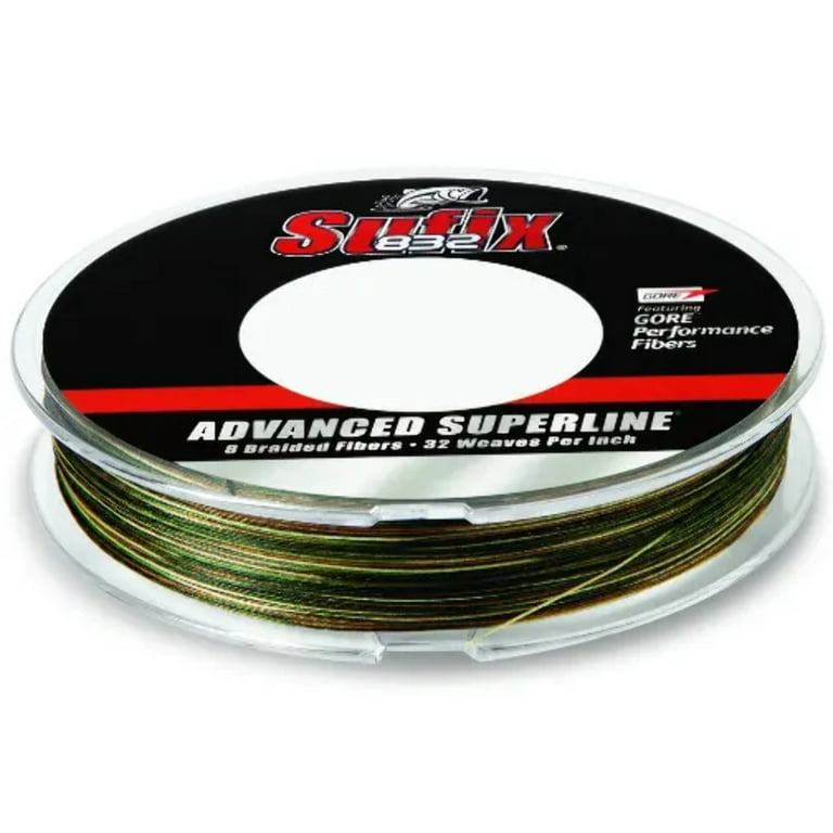 Sufix 150 Yard 832 Advanced Superline Braid Fishing Line - 10 lb. - Neon  Lime 