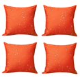 thumbnail image 1 of Fundas de almohada para exteriores SOFJAGETQ, color naranja, impermeables, 46 x 46 cm, 4 unidades, 1 of 7