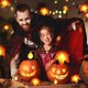 thumbnail image 5 of Kit de decoración de Halloween YONGSHENG 2 paquetes de 60 hojas luces de cadena de arce de calabaza 20 pies, 5 of 5