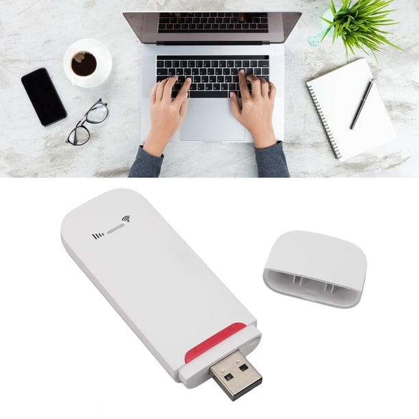 Módem 4g lte USB, Soporte de Enrutador 4G Portátil 10 Usuarios ABS 500Mbps para la Reunión Familiar