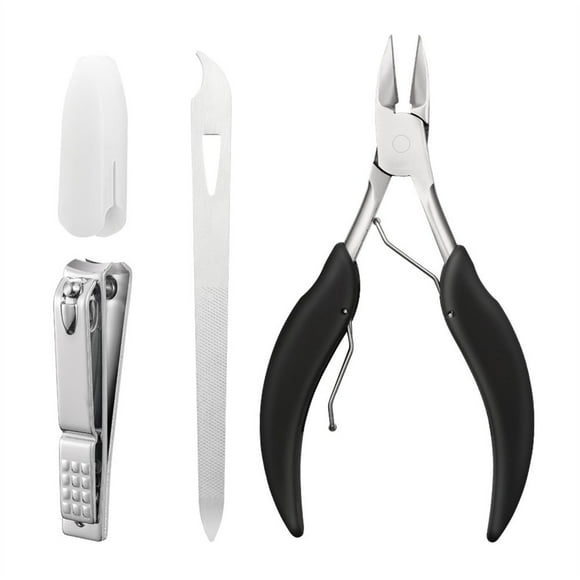 HLONK Toe Nail Clippers Easy Grip Toe Nail Cutter Toenail Clippers for Thick Nail Nail Art Clipper Feet Care Tools Removal Clippers Manicure Pedicure Tool for Ingrown Toenail and Nail Kit