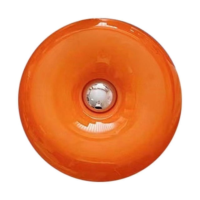 Orange Donut Lamp, Mid Century Modern Lamp, Bedside Lamp, Novel Art Deco Lamp, Beautiful Table and Wall Decoration Lamp