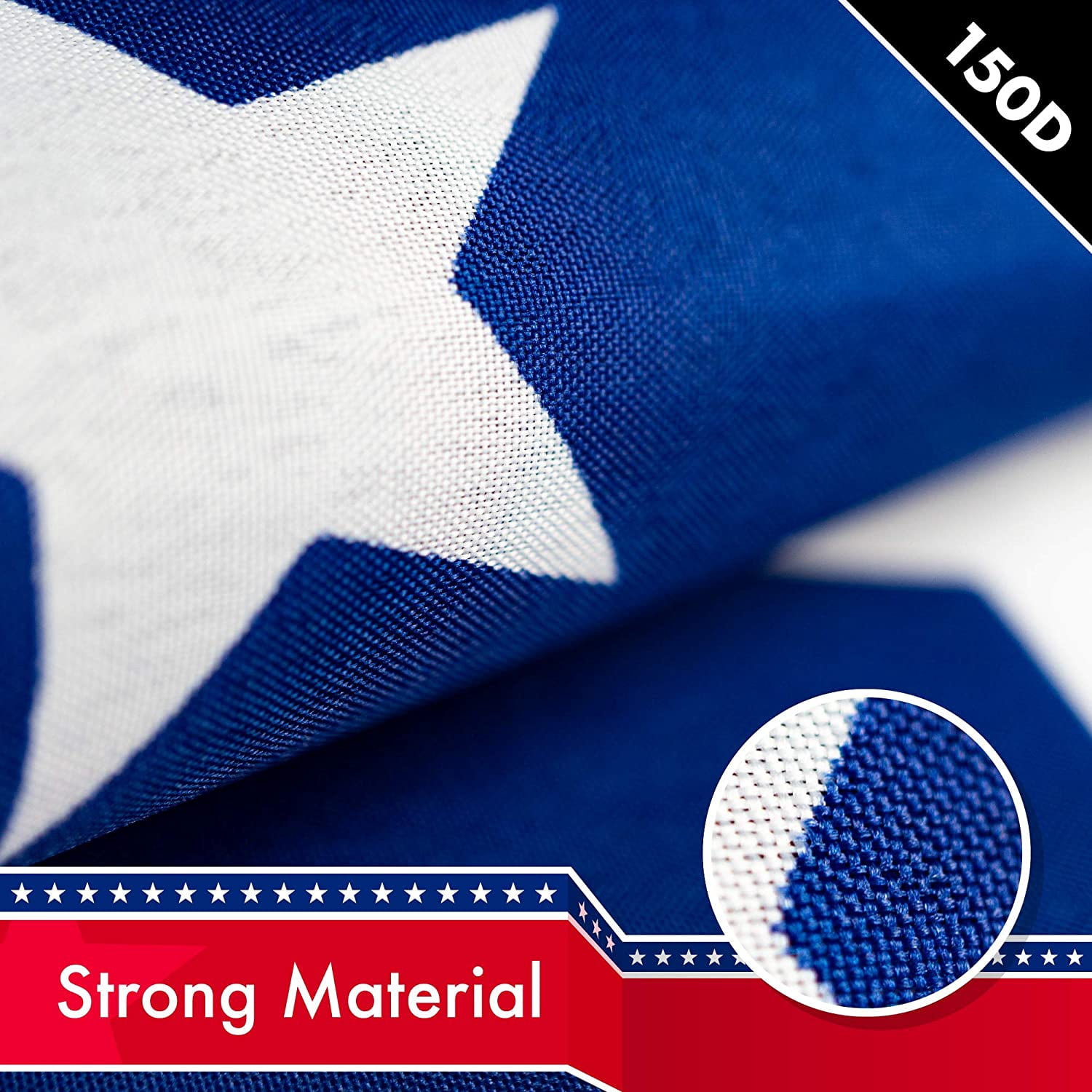 G128 Combo Flag Pack: USA American Flag 3x5 ft 150D Printed Stars & Albania Flag 3x5 ft 150D Printed