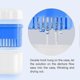 thumbnail image 5 of Dental Retainer Box with Rinseable Basket, Denture Box Denture Storage Container for Soaking and Cleaning Dentures - Blue, 5 of 5