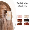 thumbnail image 2 of Stylish Cats Shape Hair Claws Clip For Women Girl Daily Wear Hair Styling Grip For Updos Ponytails And Buns Holder, 2 of 9