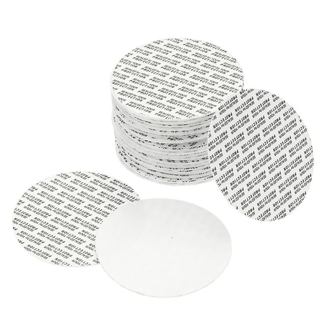 Unique Bargains 76mm PS Mousse Résistant Inviolable Pression Joint Sensible Blanc 150 Pack